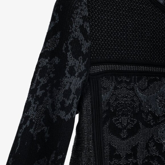 Roberto Cavalli Black Metallic Knit Cardigan - Picture 5 of 12
